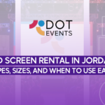 LED Screen Rental in Jordan: Types, Sizes, and When to Use Each