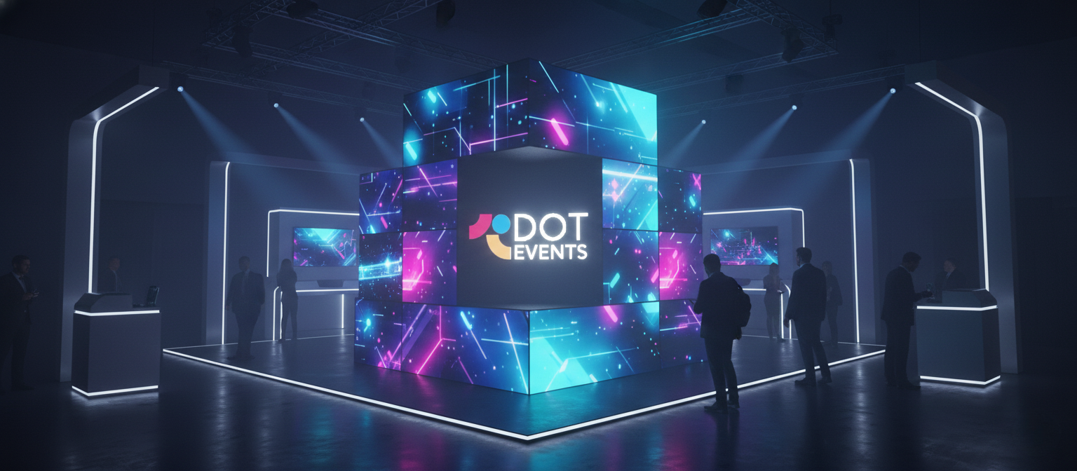 event lighting jordan with immersive stage lighting design and Dot Event branding