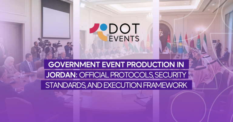 Government event production in jordan: official protocols, security standards, and execution framework