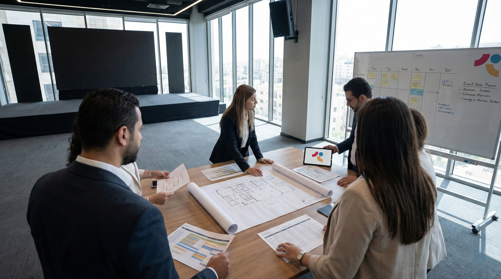 event planning company in Jordan managing corporate event strategy, timelines, and venue planning