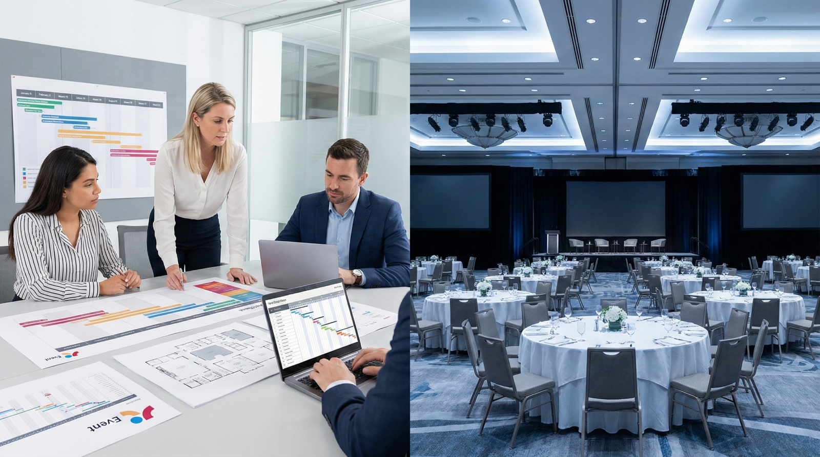 event planning vs event execution comparison for corporate events in Jordan