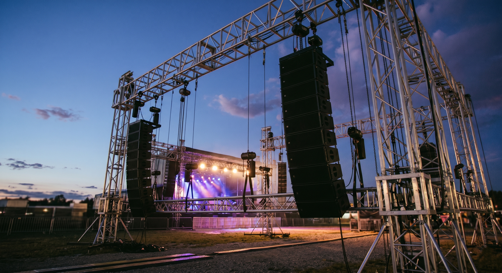 تأجير سماعات في عمان - أنظمة Line Array للحفلات
