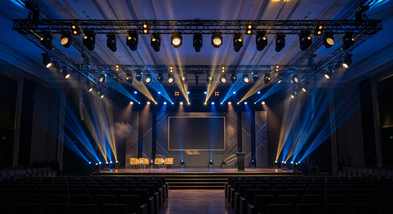 stage lighting rental Amman